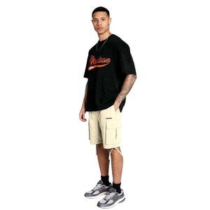 Madison Barclay Mens Cargo Shorts / Stone